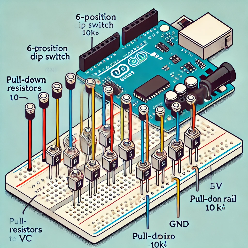 Cómo conectar y usar un DIP Switch de 6 u 8 posiciones
