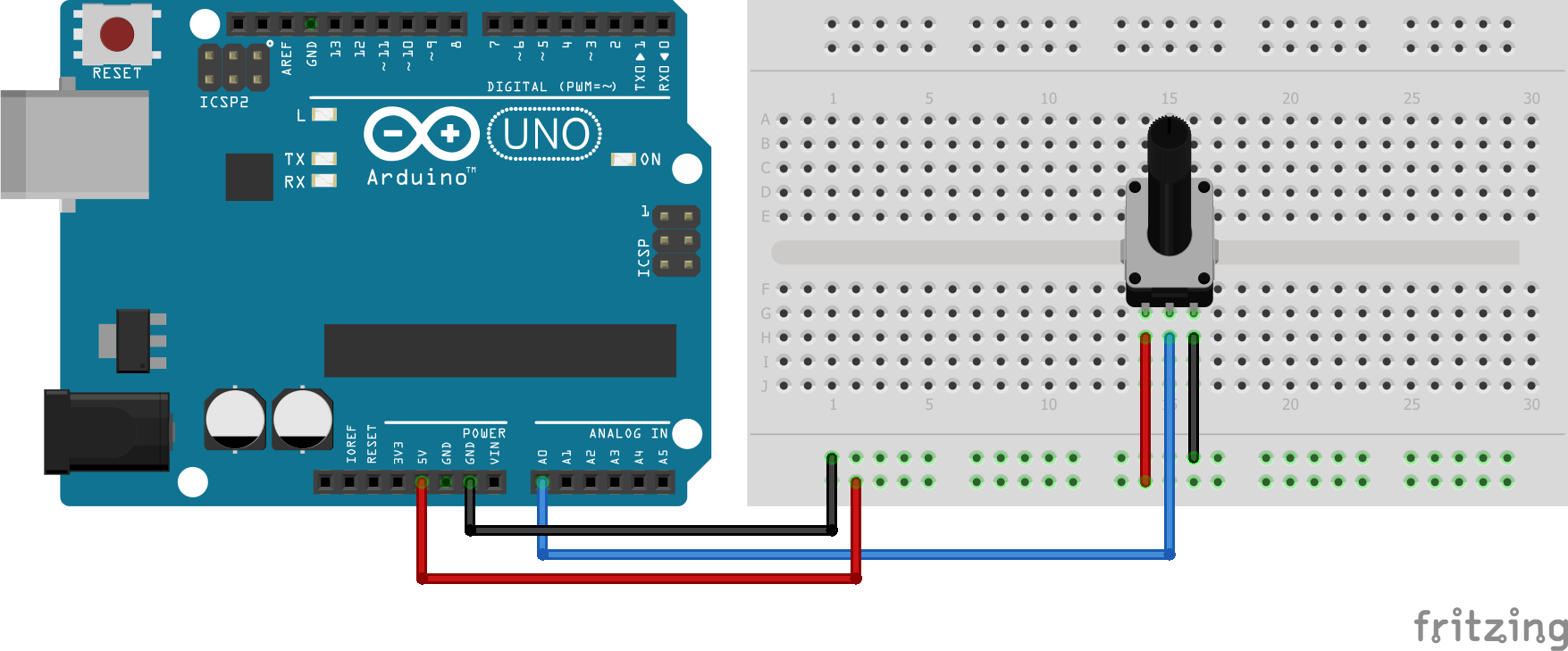 Tutorial: Usar un Potenciómetro con Arduino