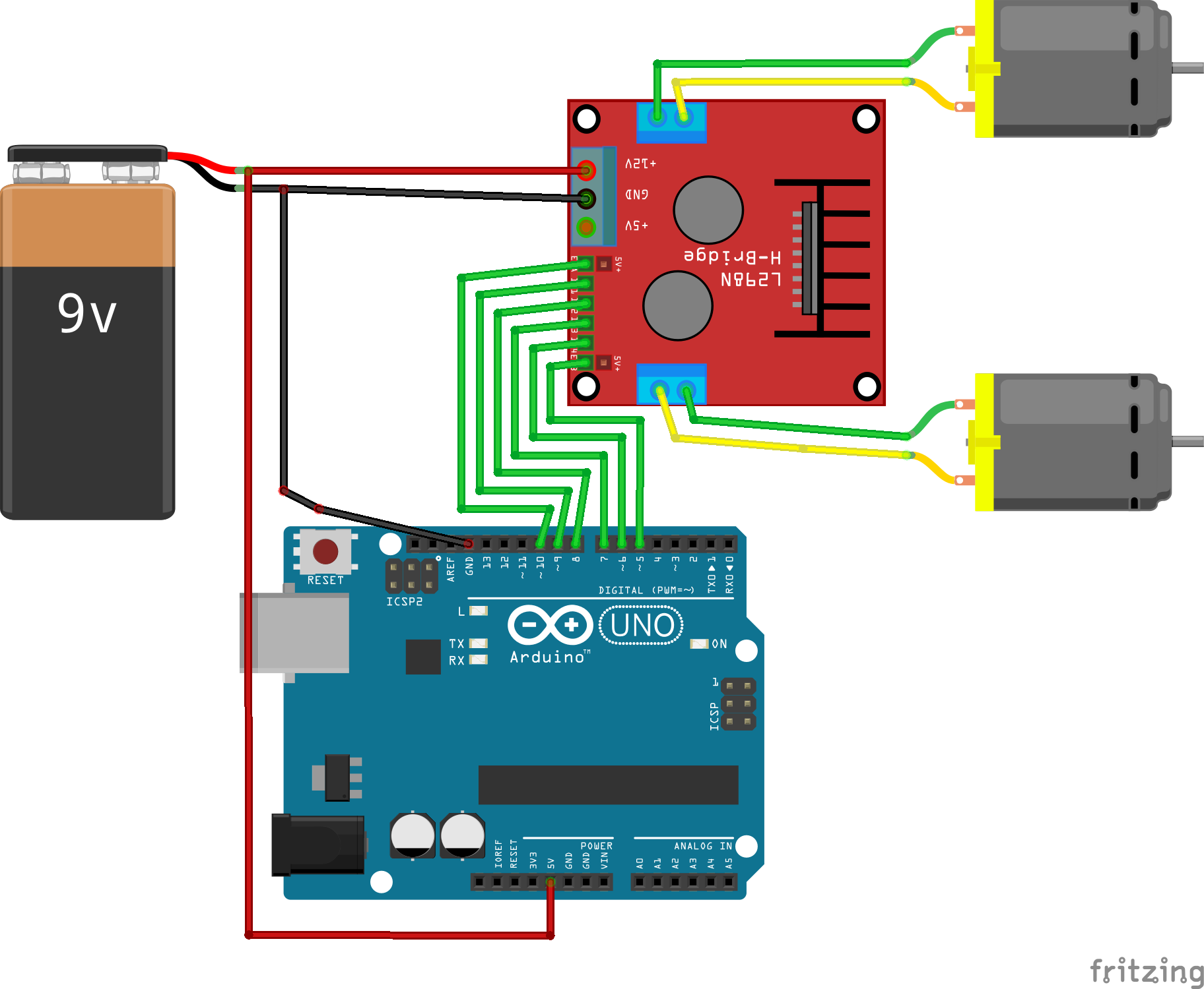 Tutorial módulo L298N con un Arduino