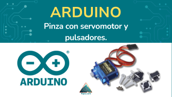 Pinzas con servomotor accionadas mediante pulsadores